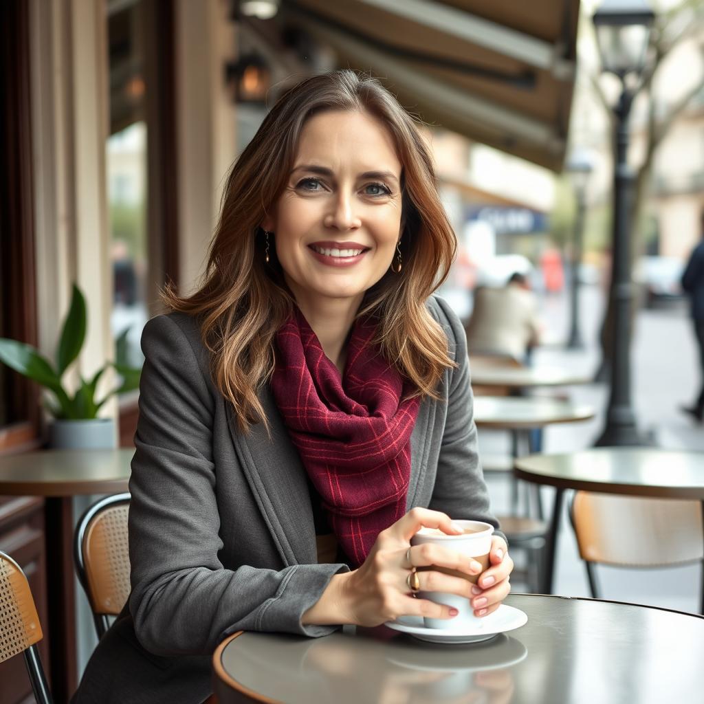 santé&forme Femme-celibataire-europeenne-profitant-dun-cafe-en-terrasse-symbolisant-lindependance-des Femmes célibataires plus heureuses que hommes : Ce que révèlent les études