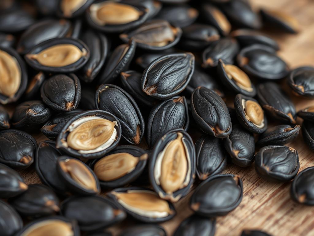 santé&forme Graines-de-pasteque-sechees-riches-en-proteines-acides-gras-essentiels-et-mineraux La pastèque : bien plus qu'un fruit d'été, un allié santé à croquer !