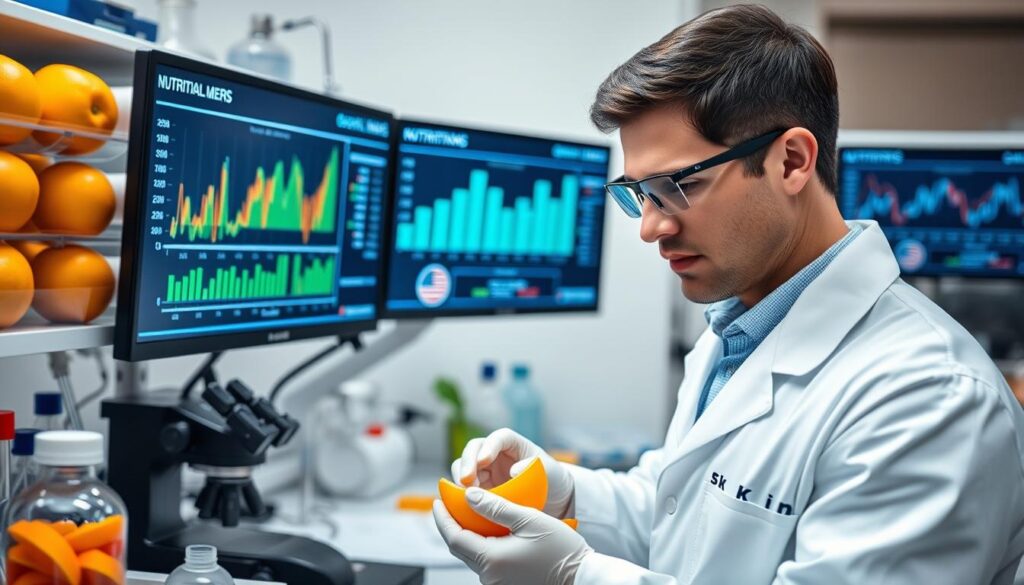 santé&forme Scientifique-analysant-les-proprietes-nutritionnelles-des-fruits-1024x585 Les bienfaits des fruits pour la santé : guide complet et conseils pratiques
