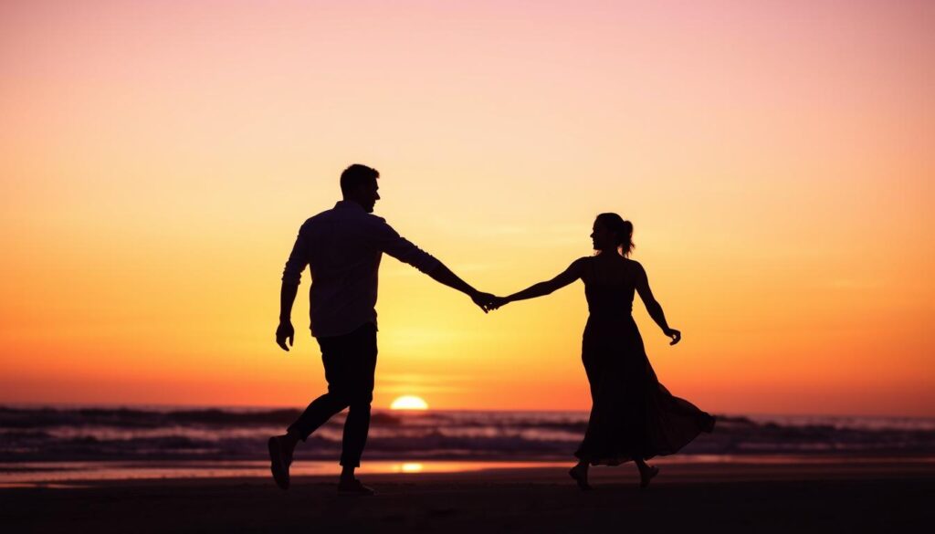 santé&forme Un-couple-marchant-main-dans-la-main-au-coucher-du-soleil-symbolisant-lamelioration-de-leur-1024x585 Disputes, distance, jalousie : voici comment améliorer votre relation