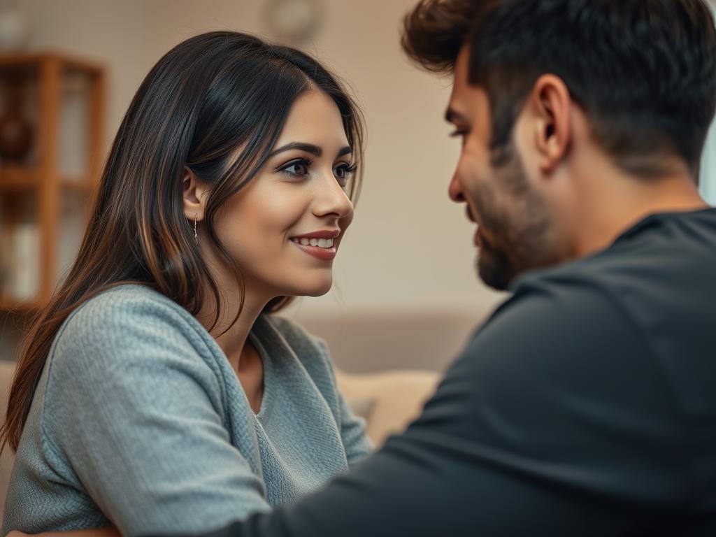 santé&forme Un-couple-pratiquant-lecoute-active-pour-ameliorer-leur-relation Disputes, distance, jalousie : voici comment améliorer votre relation