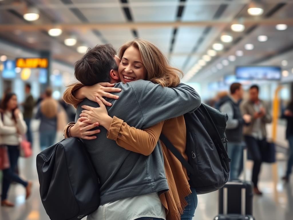 santé&forme Un-couple-se-retrouvant-apres-une-periode-de-distance-pour-ameliorer-leur-relation Disputes, distance, jalousie : voici comment améliorer votre relation