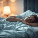 Personne dormant paisiblement après avoir trouvé une solution à ses ronflements